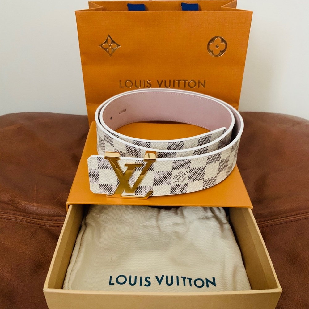 ⚜️L O U I S V U I T T O N⚜️ Belt Damier Azur